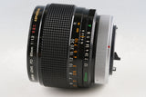 Canon FD 85mm F/1.2 S.S.C. Aspherical Lens #65075F4