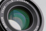 Nikon Nikkor 50mm F/1.8 Ais Lens #65080A4