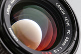 Canon FD 55mm F/1.2 S.S.C. Lens #65268F4