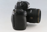 Nikon F100 + Sigma Macro 50mm F/2.8 D EX Lens #65329E3