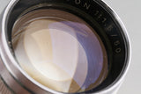 Voigtlander Nokton 50mm F/1.5 Lens + Miyazaki Optical Leica L39 Mount Adapter #65449C1