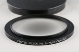 *New* Schneider Kreuznach Center Filter IVa 3x Multi Coating #65482L7