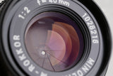 Minolta M-Rokkor 40mm F/2 Lens for Leica M #65610E5