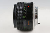 Minolta MC Rokkor-PG 50mm F/1.4 Lens #66073F5