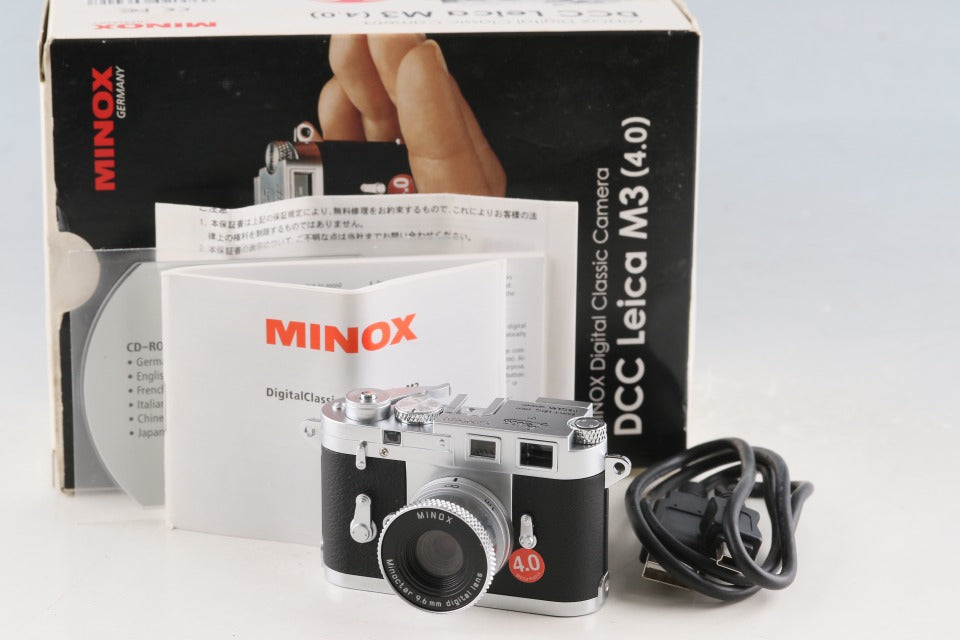 MINOX DCC Leica M3 4.0 本体 Minox Digital Classic Camera DCC Leica M3 4.0 With Box #66302L6
