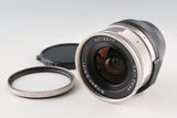 Contax Carl Zeiss Biogon T* 21mm F/2.8 Lens for G1/G2 #66340
