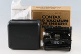 Contax 220 Vacuum Film Insert MFB-1B With Box #66355