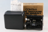Contax 220 Vacuum Film Insert MFB-1B With Box #66356