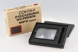 Contax Focusing Screen MFS-3 With Box #66359