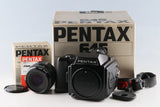 Pentax 645 + SMC Pentax-A 645 75mm F/2.8 Lens With Box #66368 L6
