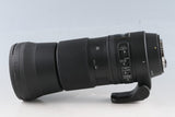 Sigma C 150-600mm F/5-6.3 DG Lens for Canon #66376 F6