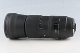 Sigma C 150-600mm F/5-6.3 DG Lens for Canon #66376 F6