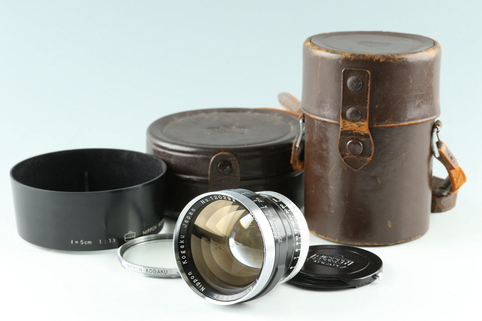 Nippon Kogaku Nikon Nikkor-N.C 50mm F/1.1 Lens for Leica L39 ...