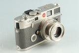 Leica M6 Platinum 35mm Rangefinder Film Camera + Elmar 50mm F/2.8 #36690T