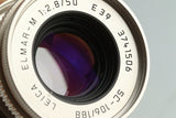 Leica M6 Platinum 35mm Rangefinder Film Camera + Elmar 50mm F/2.8 #36690T