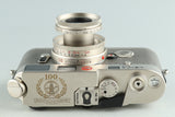 Leica M6 Platinum 35mm Rangefinder Film Camera + Elmar 50mm F/2.8 #36690T