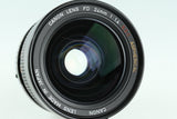 Canon FD 24mm F/1.4 S.S.C. ASPH Lens #37900F5