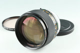 Canon FD 85mm F/1.2 S.S.C. ASPH Lens #38499F5