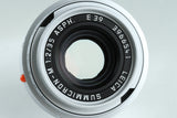Leica MP LHSA Grey Hammertone Finish + Summicron-M 35mm F/2 Lens + Leica vit M With Box #41120K