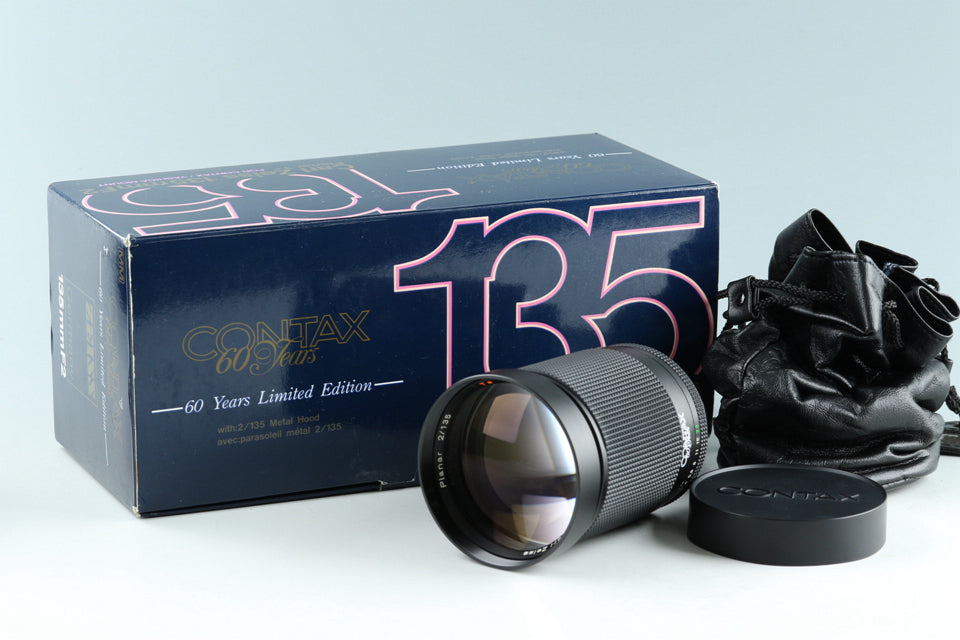 Contax Carl Zeiss Planar T* 135mm F/2 MMG Lens for CY Mount