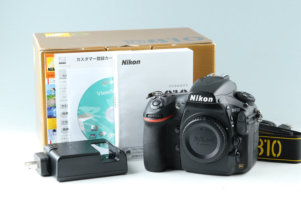Nikon D810 Digital SLR Camera With Box *Sutter Count:57246 #42400L5 –  IROHAS SHOP