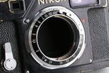 Nikon S3 Black Paint + Nikkor-S.C 50mm F/1.4 Lens #42905T