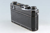 Nikon S3 Black Paint + Nikkor-S.C 50mm F/1.4 Lens #42905T