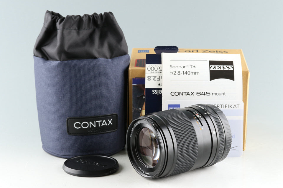 Contax Carl Zeiss Sonnar T* 140mm F/2.8 Lens for Contax 645 With