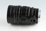 Leica Leitz Canada Summicron 90mm F/2 Black Paint Ver.1 Lens for Leica M #43920K