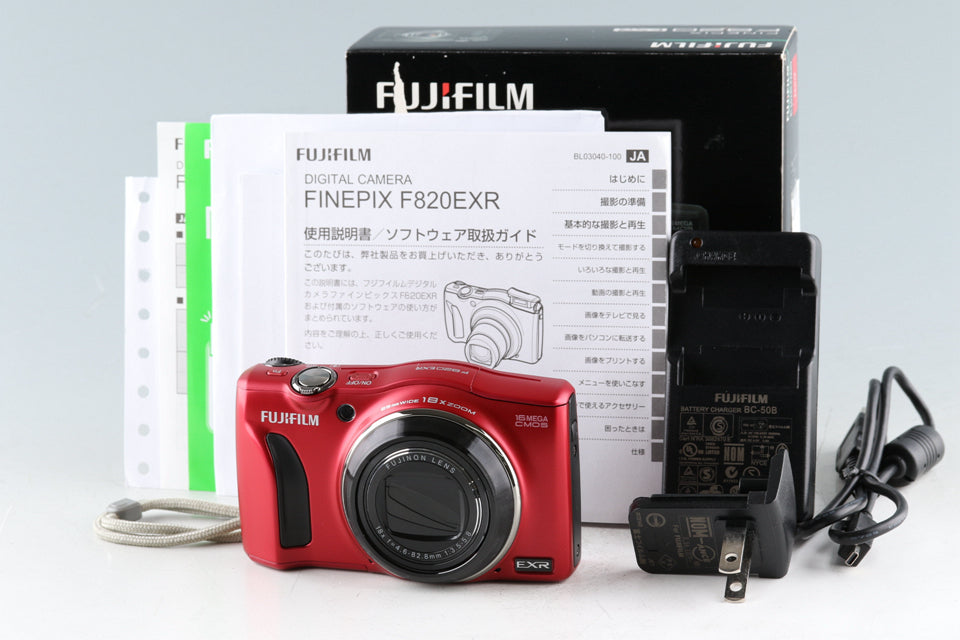 Fujifilm Finepix F820EXR Digital Camera With Box #44380L6 – IROHAS