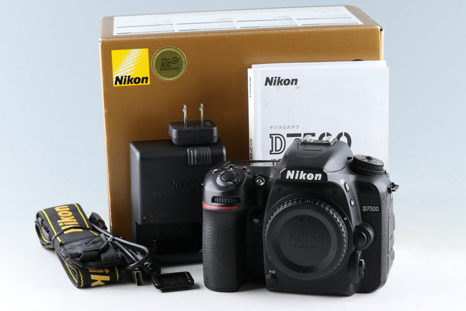 Nikon D7500 Digital SLR Camera With Box *Sutter Count:16016 #44881L4