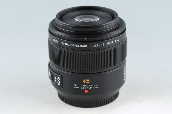Panasonic Lumix Leica DG Macro-Elmarit 45mm F/2.8 ASPH. Lens for M4/3 #46286F5