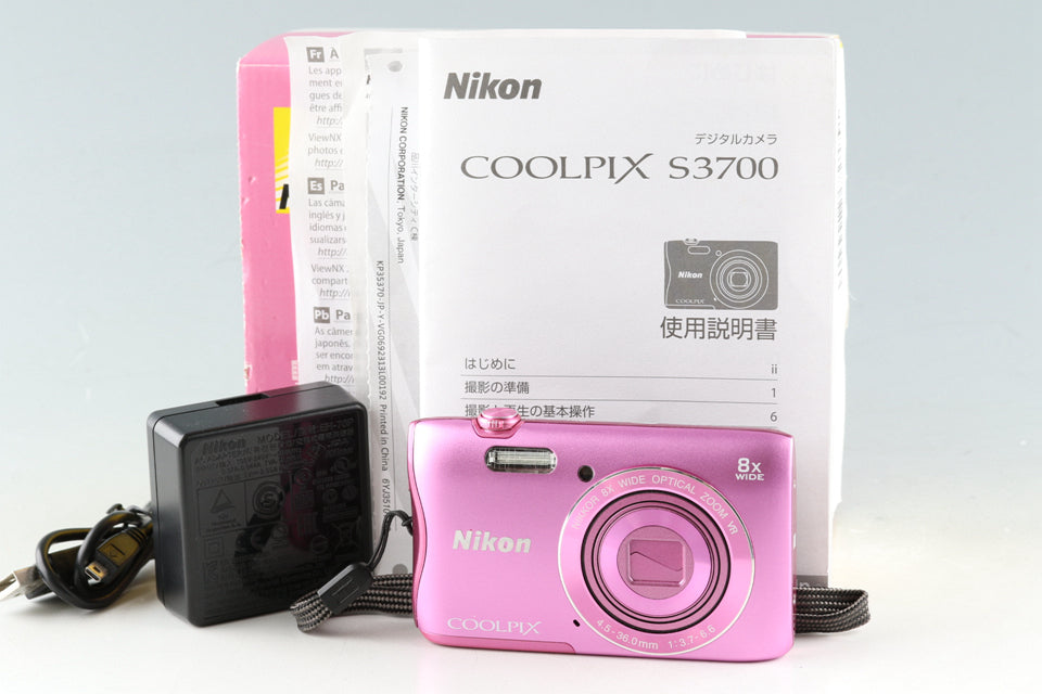 Nikon Coolpix S3700 Digital Camera With Box #47338L5 – IROHAS SHOP