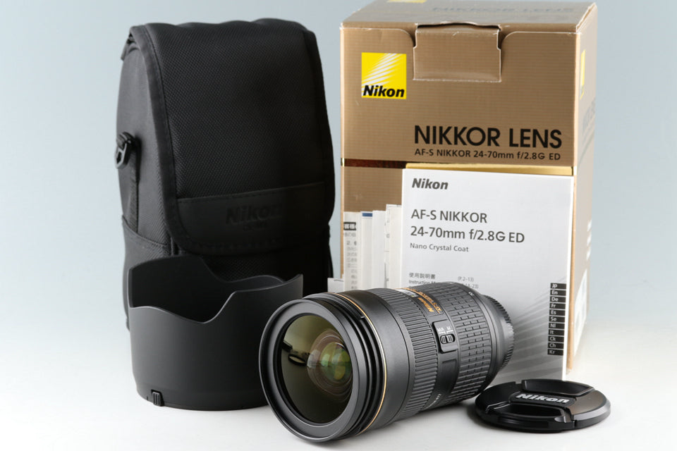 Nikon AF-S Nikkor 24-70mm F/2.8 G ED N Lens With Box #47424L4