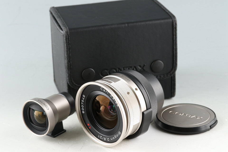 Contax Carl Zeiss Biogon T* 21mm F/2.8 Lens + GF-21mm Finder