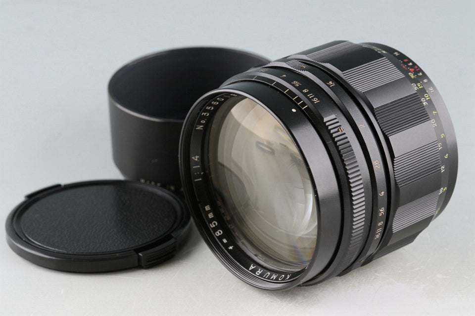 Sankyo Kohki Komura 85mm F/1.4 Lens for M42 #47813C3-