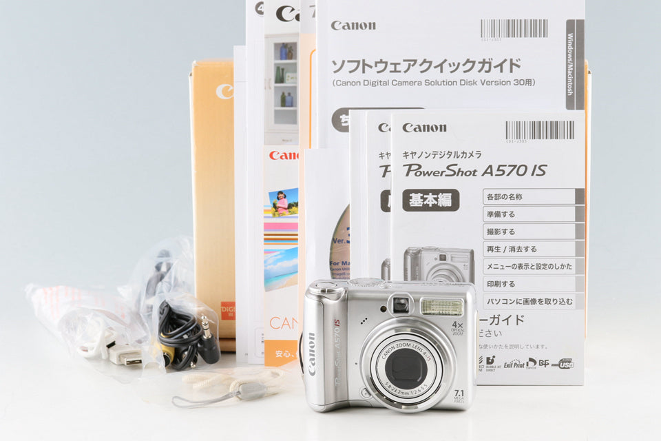 Canon Power Shot A570 IS Digital Camera With Box #48615L3 – IROHAS SHOP
