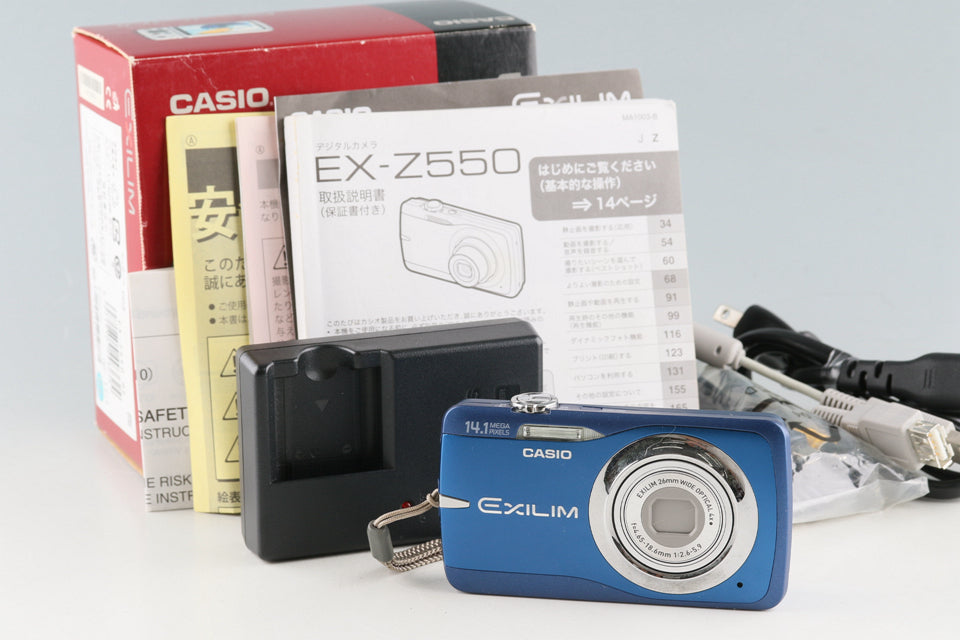 Casio Exilim EX-Z550 Digital Camera With Box #48819L6 – IROHAS SHOP