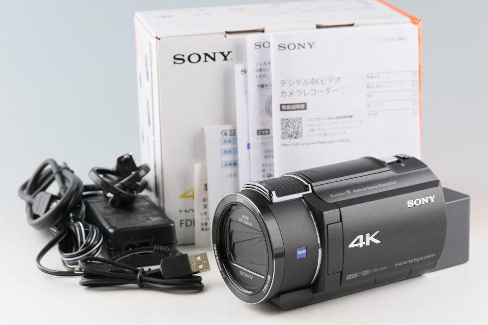 Sony Handycam FDR-AX45A 2023 model With Box *Japanese Version Only* #49896L2