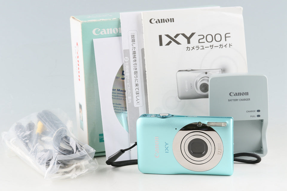 Canon IXY 200F Digital Camera With Box #49897L3