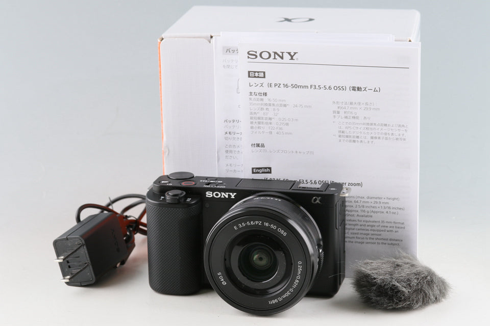 Sony α ZV-E10 + E PZ 16-50mm F/3.5-5.6 OSS Lens With Box *Japanese