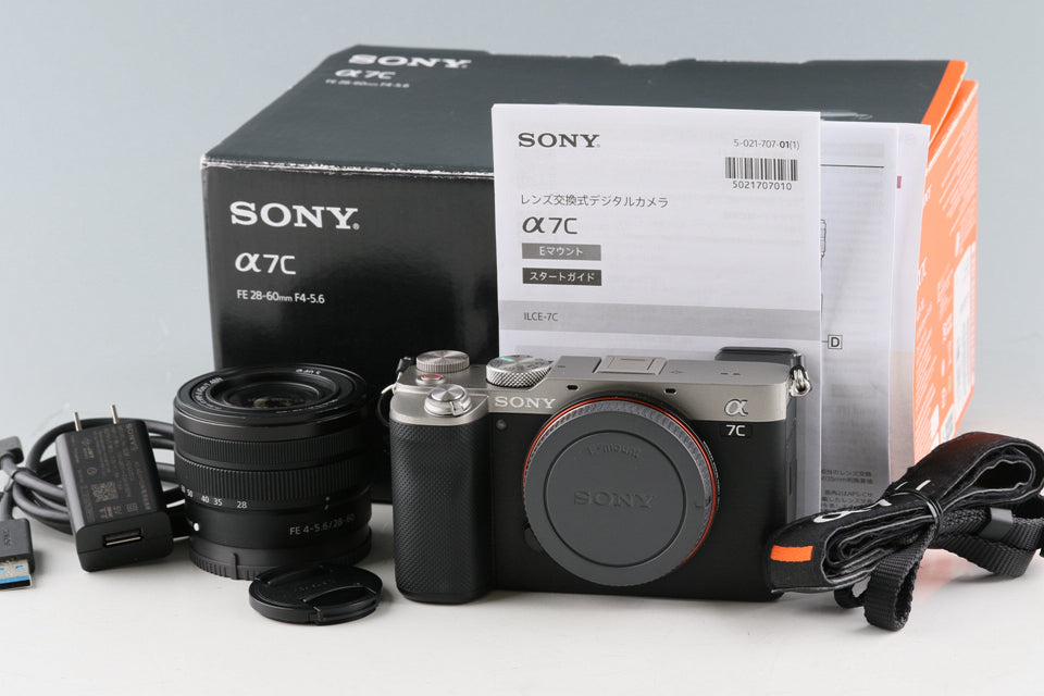 Sony α7C/a7C + FE 28-60mm F/4-5.6 Lens With Box *Japanese Version