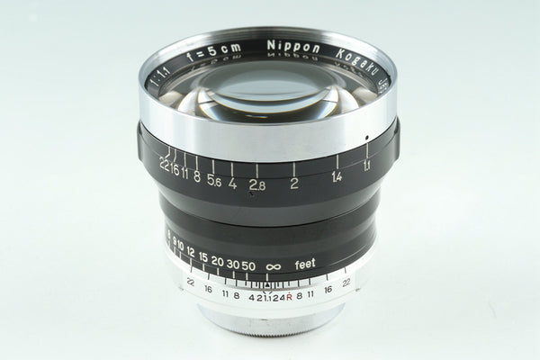 Nippon Kogaku Nikon Nikkor-N.C 50mm F/1.1 Lens for Leica L39 *購入希望の方は弊社までご連絡ください*