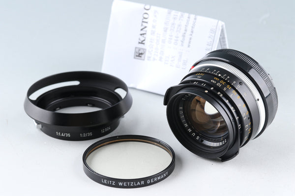 Leica Leitz Summilux 35mm F/1.4 Lens for Leica M CLA By Kanto Camera #37879T