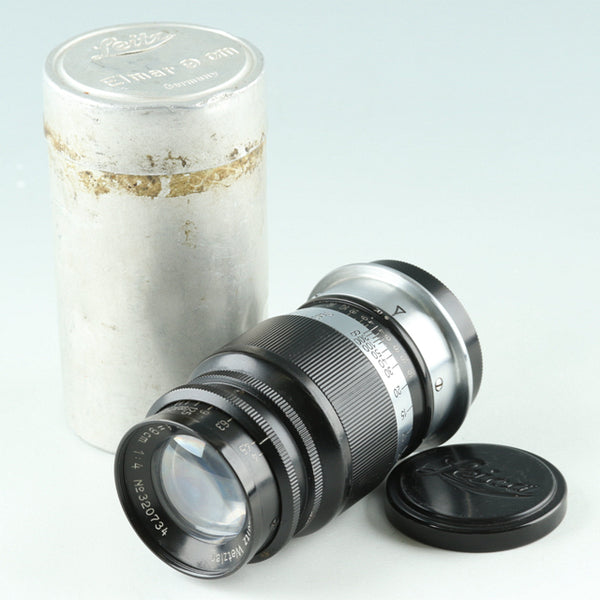 Leitz Elmar 90mm f/4 レンズ Leica Leitz Elmar 90mm F/4 Lens for Leica L39 #38660E5 – IROHAS SHOP