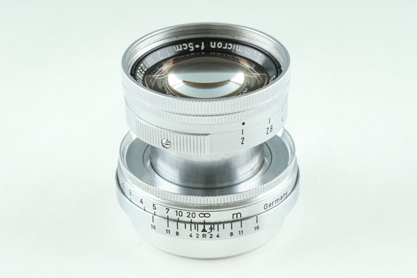 Leica Leitz Summicron 50mm F/2 Lens for Leica L39 #38688T