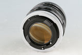 Canon Super-Canomatic R 58mm F/1.2 Lens #39609E4