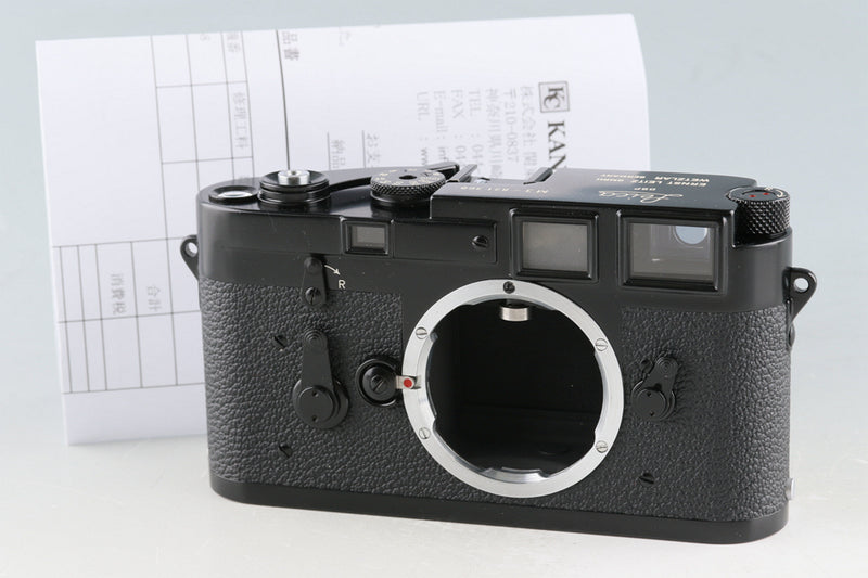 Leica Leitz M3 Repainted Black Repainted by Kanto Camera #39893T