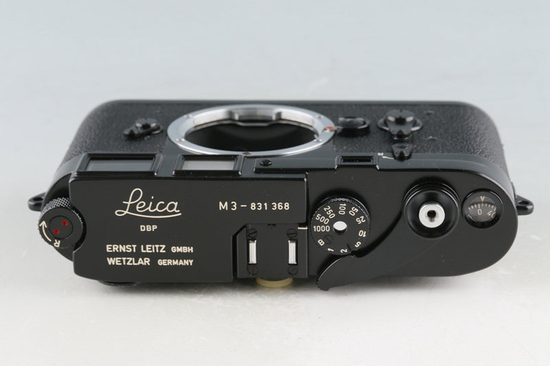 Leica Leitz M3 Repainted Black Repainted by Kanto Camera #39893T