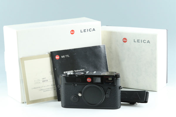 Leica M6 TTL 0.85 Black Paint 35mm Rangefinder Film Camera With Box #40071K